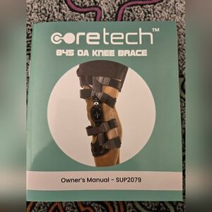Coretech Hinged OA Knee Brace Right Size 3XL NEW